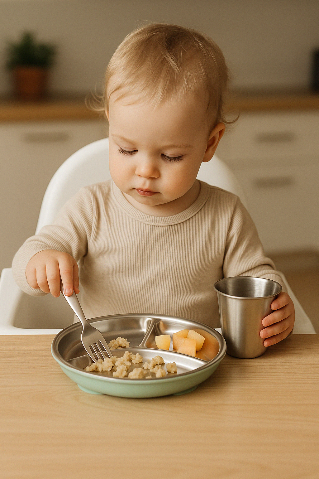 Mealtime Starter Set – Suction Plate, Cutlery & Cup